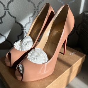 New Very Privé
120 mm Platform pumps - Patent calf leather - Blush
